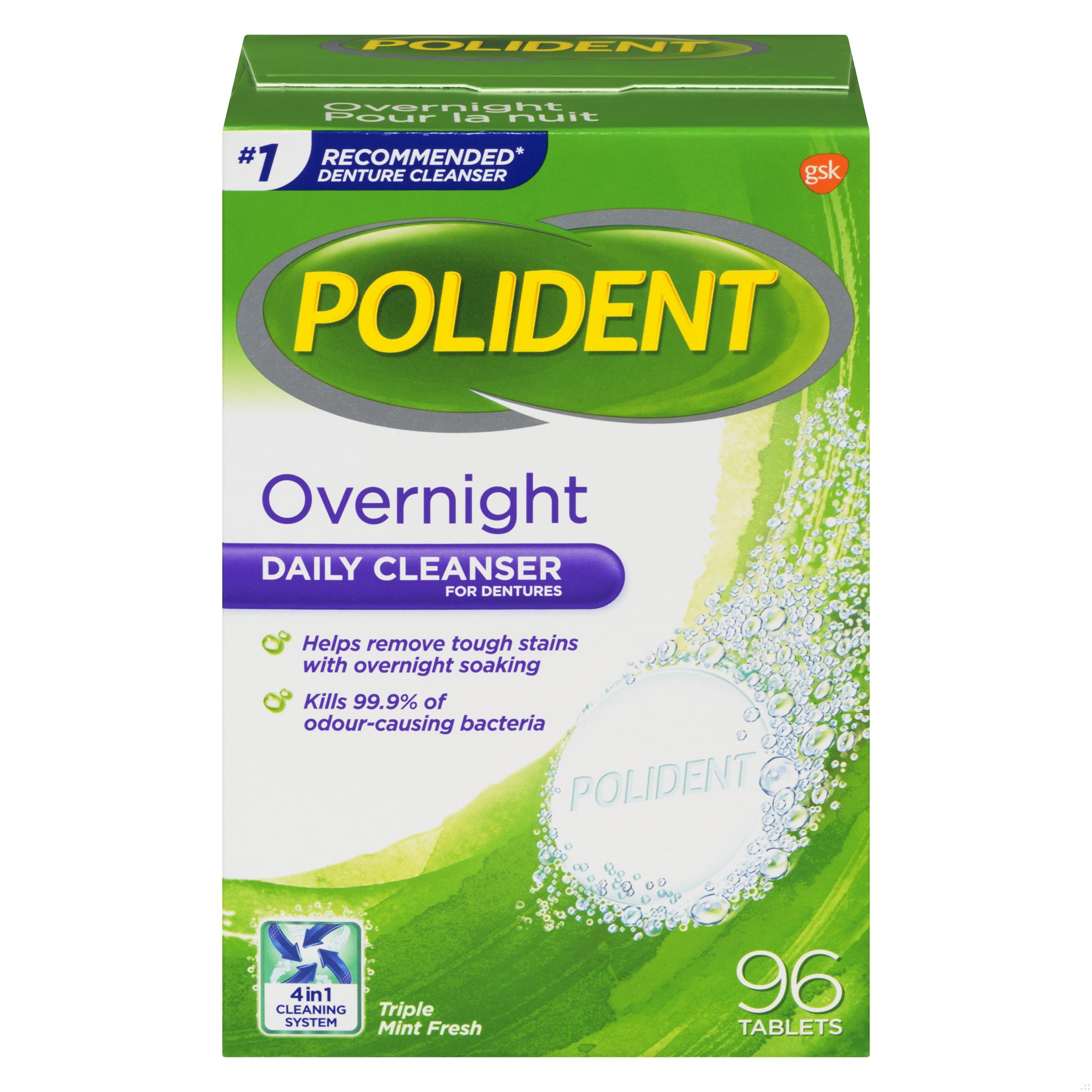POLIDENT OVERNIGHT 96
