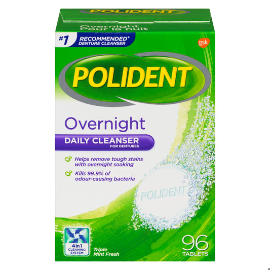 POLIDENT OVERNIGHT 96