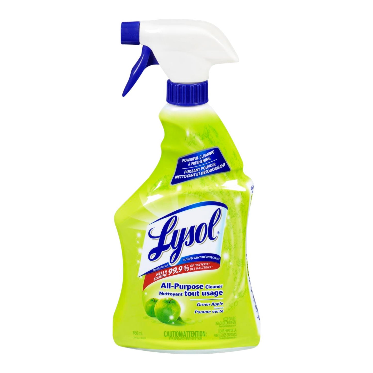 LYSOL CLEANER GREEN APPLE TRIGGER 650ML