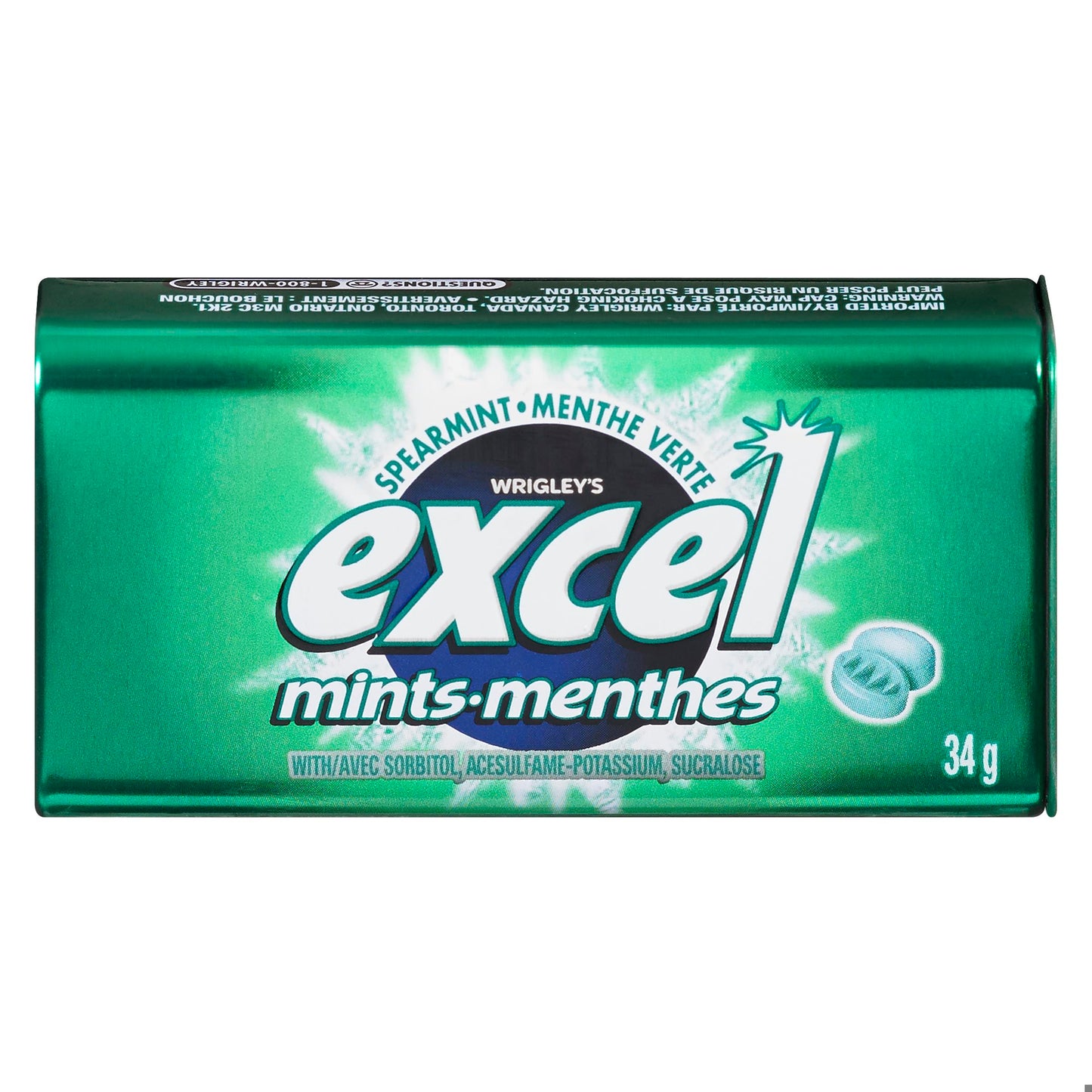 EXCEL MINT SPEARMINT 34G