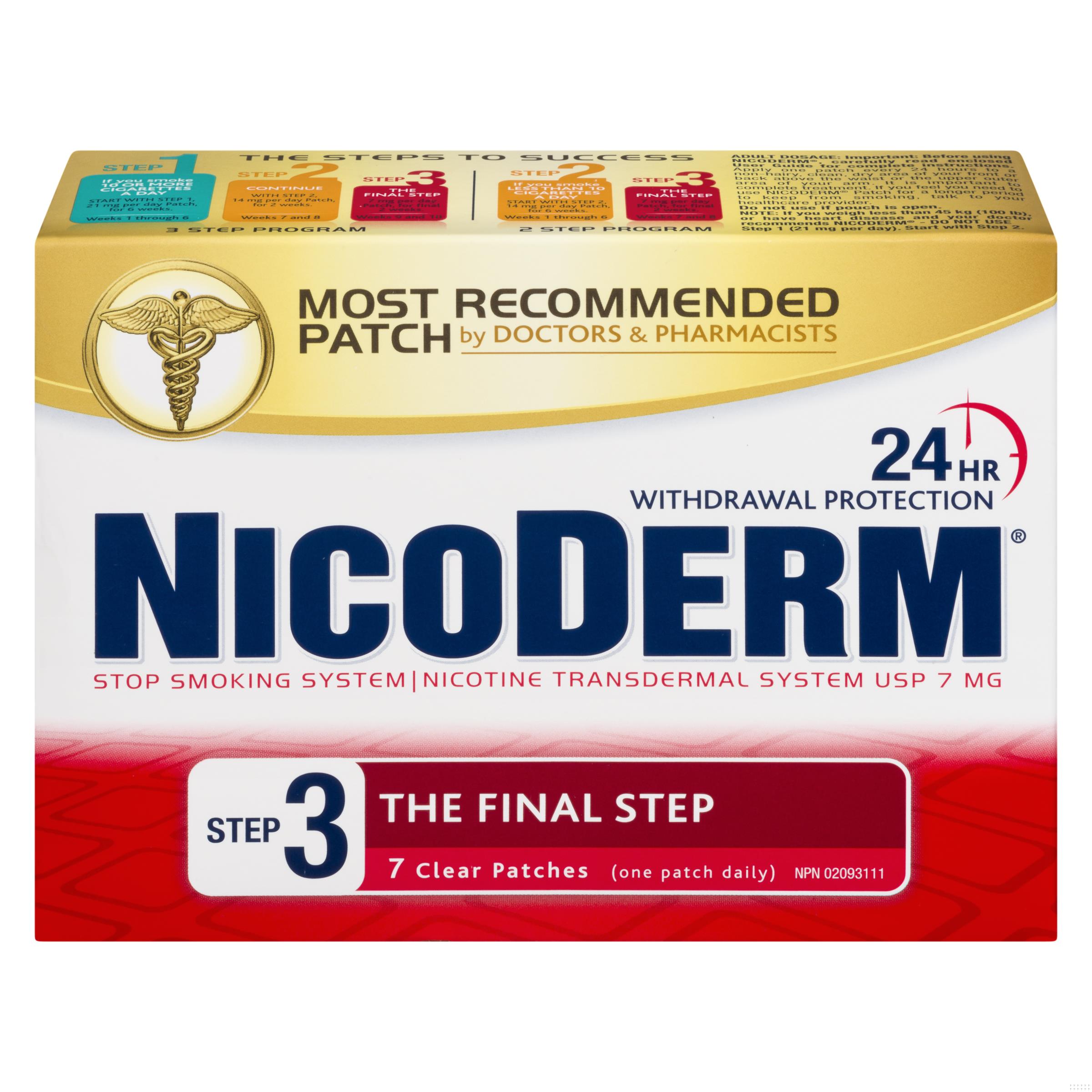 NICODERM PATCH CLR 7MG 7