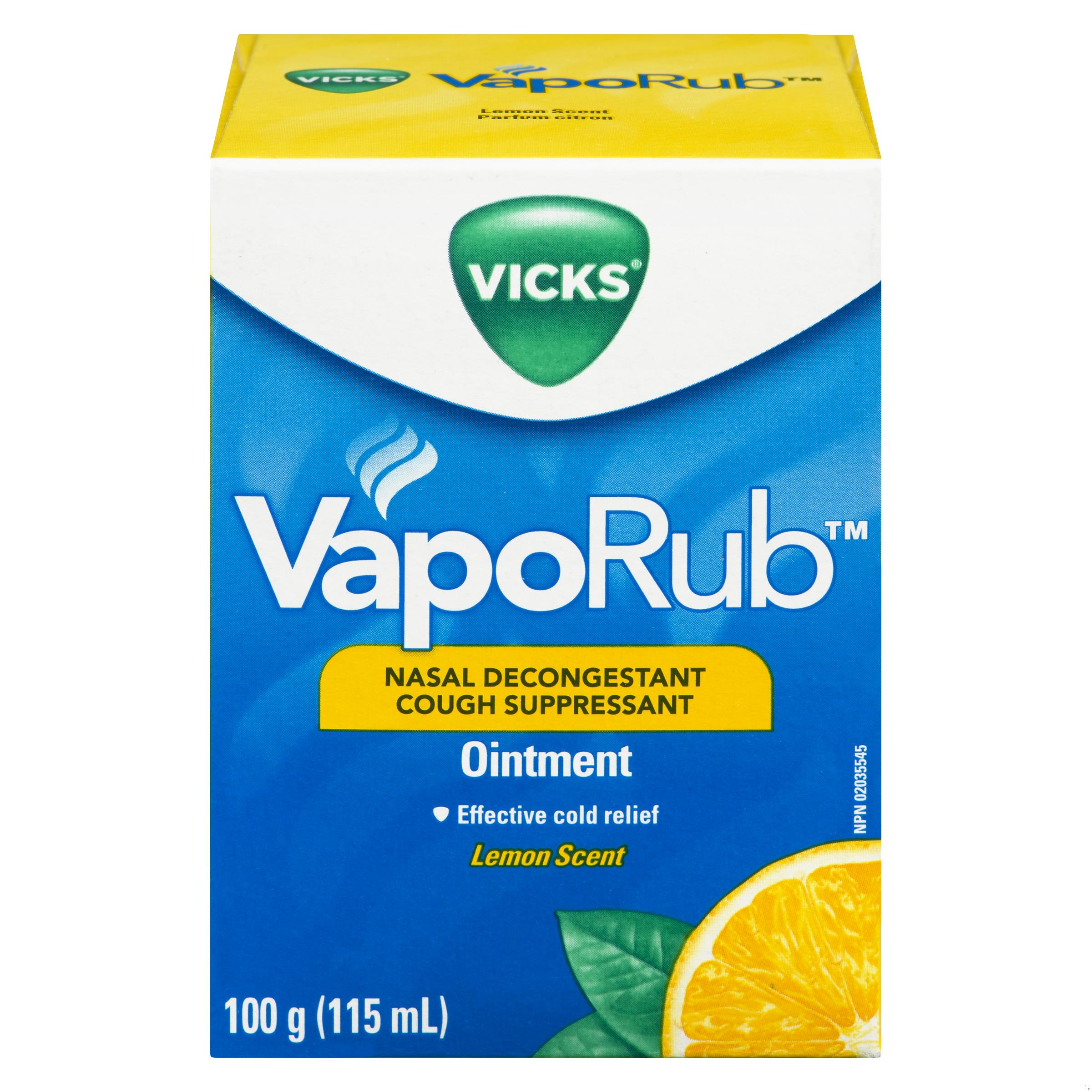 VICKS VAPORUB LEMON JAR 115ML
