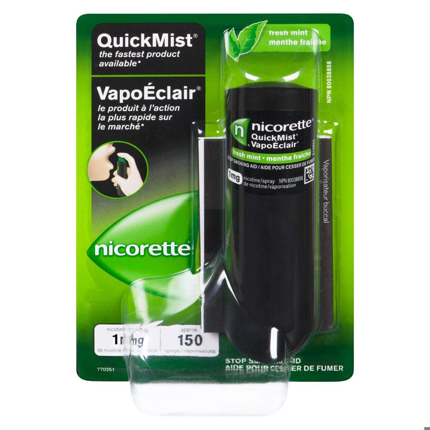 NICORETTE QUICK MIST 1MG 150 SPRAYS