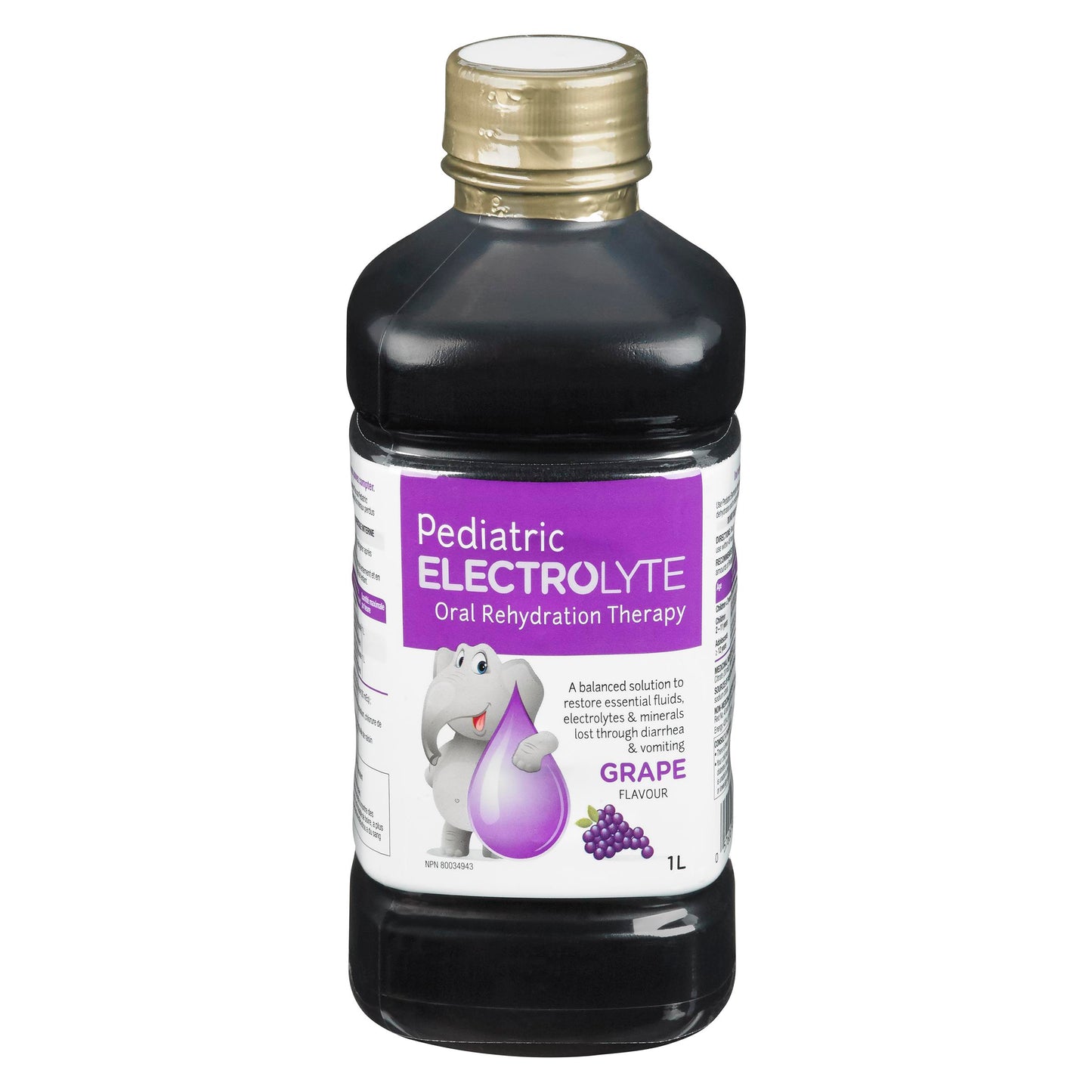 PEDIATRIC ELECTROLYTE GRAPE 1L