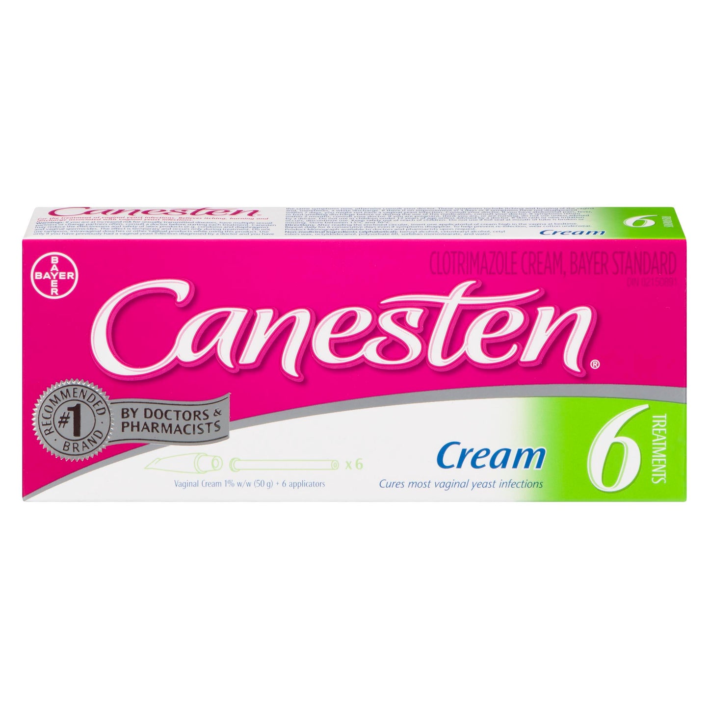 CANESTEN CR VAGINAL 6 DAYS 50G