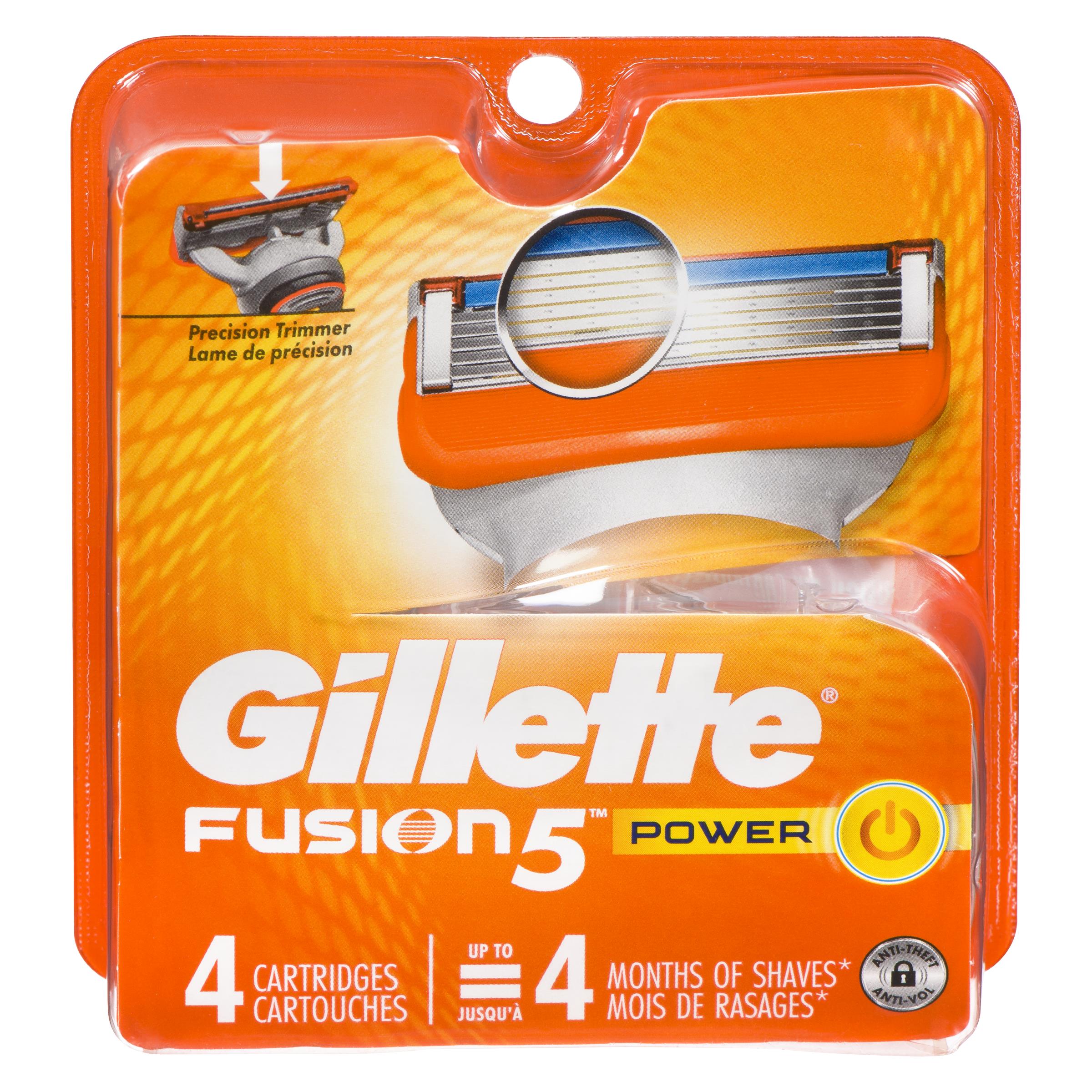 GILLETTE FUSION POWER BLADES 4