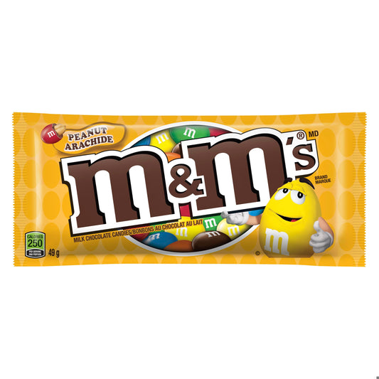 BAR REG M&M PEANUT  49G