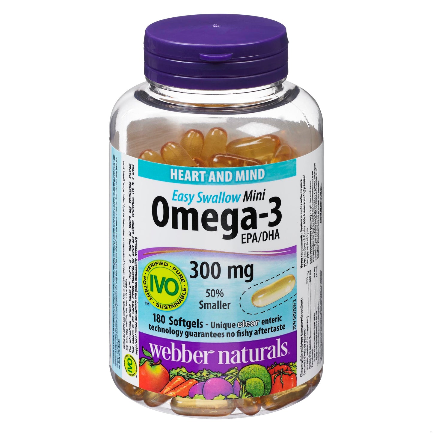 OMEGA 3 MINI SOFTGEL 300MG 180