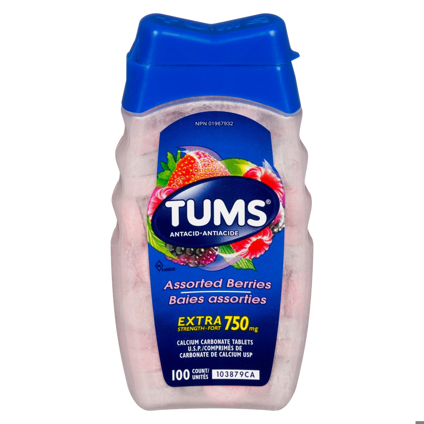 TUMS XST BERRY ASTD TB 100