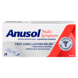 ANUSOL MULTI SYMPTOMS 24 SUPPOS