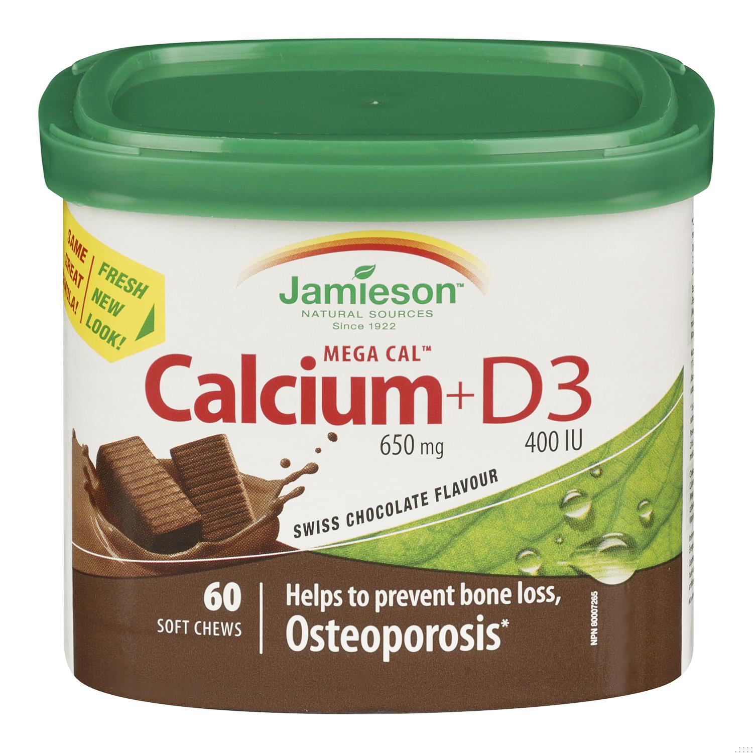 CALCIUM MEGACAL SFT CHEW SWISS CHOCOLATE 60 JAM