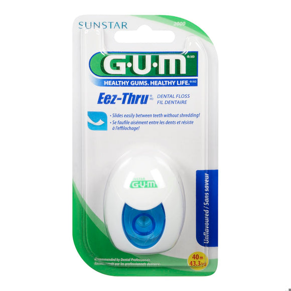 GUM EEZ-THRU DENTAL FLOSS 40M