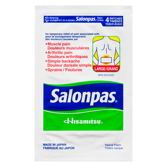 SALONPAS PATCH LARGE    4