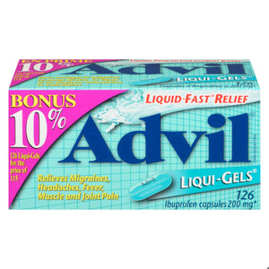 ADVIL LIQUI-GELS BONUS 200MG CAPS 115+11